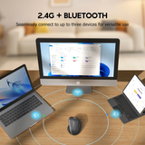  Chuột Bluetooth công thái học Silent MicroPack Qi ML-W01 