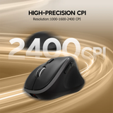  Chuột Bluetooth công thái học Silent MicroPack Qi ML-W01 