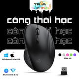  Chuột không dây công thái học Silent  MicroPack MP V01W 