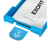  Kính cường lực viền đen Iphone AIR UNIQ OPTIX VIVID EXOFIT 