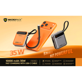  Pin sạc dự phòng tích hợp cáp C MicroPack 35W 10.000Mah Power Store PB-1035C 