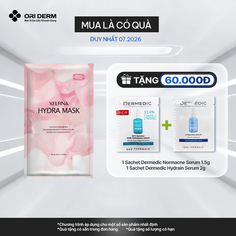  Mặt nạ cấp ẩm chuyên sâu giúp da căng mịn Xelfina Hydra Mask 35g 