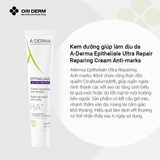  Kem dưỡng giúp làm dịu da A-DERMA EPITHELIALE ULTRA REPAIR REPAIRING CREAM ANTI-MARKS 40ml 