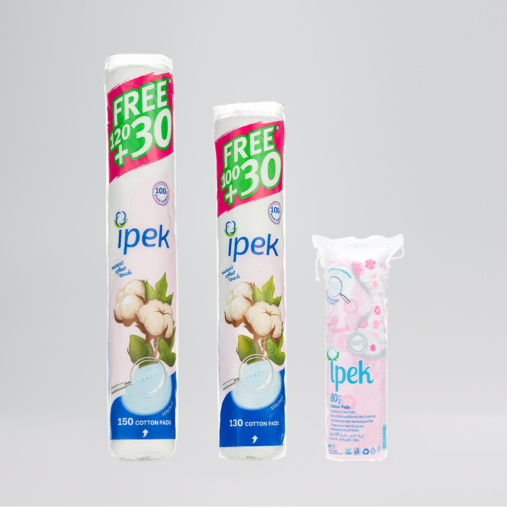  Bông Tẩy Trang Ipek 80 miếng, 130 miếng, 150 miếng 