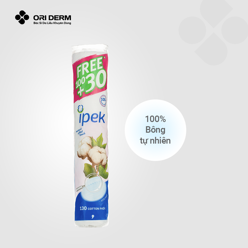  Bông Tẩy Trang Ipek 80 miếng, 130 miếng, 150 miếng 