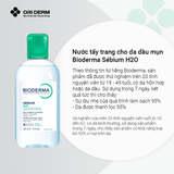  Nước tẩy trang cho da dầu mụn Bioderma Sébium H2O 
