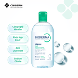  Nước tẩy trang cho da dầu mụn Bioderma Sébium H2O 