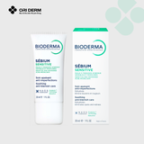  Kem dưỡng ẩm cho da nhờn mụn, nhạy cảm Bioderma Sébium Sensitive 30ml (màu xanh) 