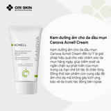  Kem dưỡng ẩm cho da dầu mụn Canova Acnell Cream 50ml 