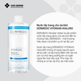  Nước tẩy trang DERMEDIC HYDRAIN3 HIALURO Micellar Water 500ml 