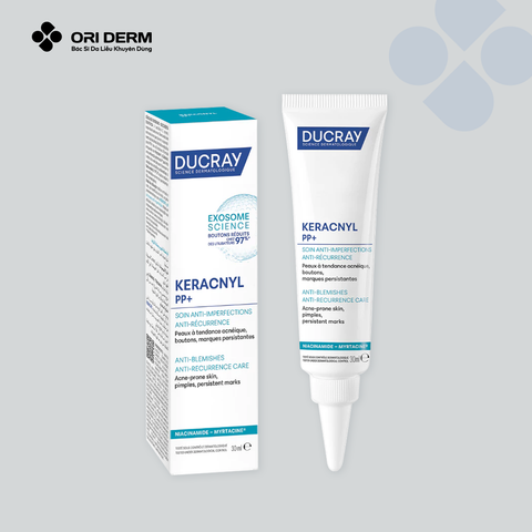  Kem giảm mụn mờ thâm Ducray Keracnyl PP+ Cream 30ml 