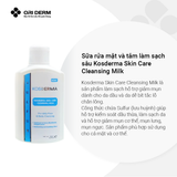  Sữa rửa mặt và tắm làm sạch sâu Kosderma Skin Care Cleansing Milk 150ml 