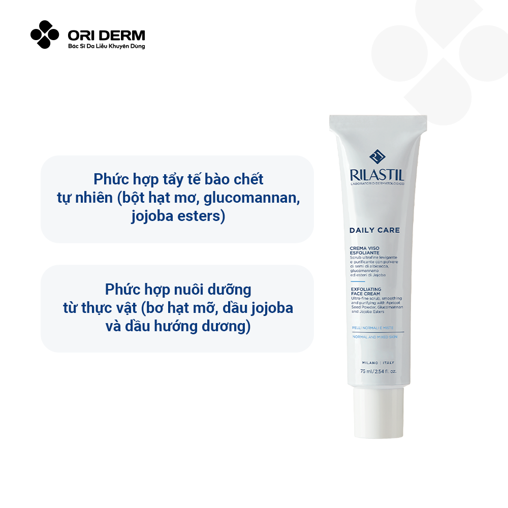  Kem Tẩy Tế Bào Chết Rilastil Daily Care Exfoliating Cream 