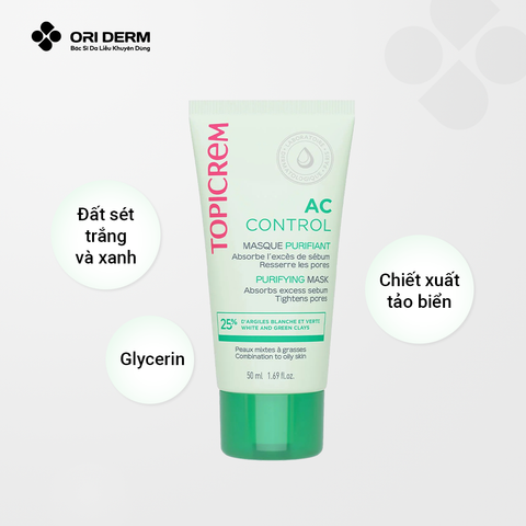  Mặt nạ hấp thụ bã nhờn Topicrem Acne Control Purifying Mask 
