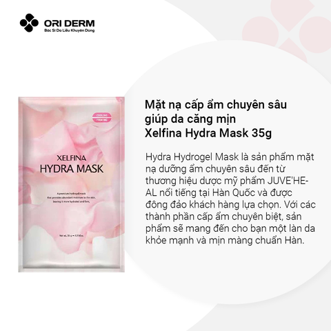  Mặt nạ cấp ẩm chuyên sâu giúp da căng mịn Xelfina Hydra Mask 35g 