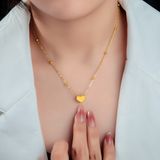  Dây chuyền nữ Titan SST Official Mặt Trái Tim dây phối bi thanh lịch Không Đen Gỉ VC67 