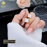  Hoa tai Cỏ 4 Lá Nhiều Màu Titan Không đen gỉ BT20 