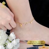  Lắc Chân Titan cao cấp charm mặt trăng ngôi sao không đen gỉ LC70 