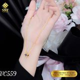  Dây chuyền titan SST mặt hoa bốn lá 2 mặt nhỏ xinh VC559 