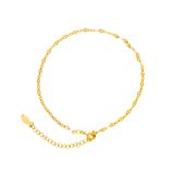  Lắc chân Titan SST Official Store Kiểu basic dây lá me lấp lấnh Không Đen Gỉ LC12 