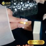  Nhẫn Titan SST Kiểu vây cá thời trang Không Đen Gỉ N79 