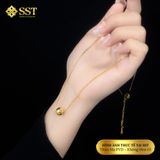  Dây chuyền Titan SST Dây mì bi tròn Không Đen Gỉ VC239 