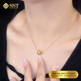  Dây chuyền Titan SST Dây mì bi tròn Không Đen Gỉ VC239 