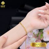  Lắc tay Unisex Titan SST bảng xích nhỏ Không Đen Gỉ LT200 