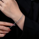  Lắc tay Dây rút trắng Titan cao cấp Không đen gỉ LT59 