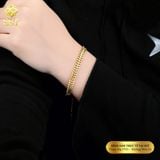  Lắc tay Unisex Titan SST Official Kiểu Xương cá Cá tính Không Đen Gỉ LT38 