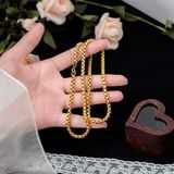  Dây chuyền Titan SST Bảng dây công cao cấp khóa tròn Không Đen Gỉ VC263 