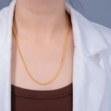  Dây Chuyền Công Titan SST 3mm - Móc Tròn sang trọng Không Đen Gỉ VC414 