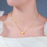  Dây chuyền nữ Titan SST Official Mặt Trái Tim dây phối bi thanh lịch Không Đen Gỉ VC67 