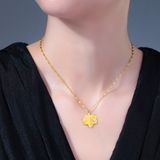  Dây chuyền Titan SST Official Mặt chiếc lá phong thanh lịch VC231 