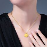  Dây chuyền Titan SST Official Mặt chiếc lá phong thanh lịch VC231 