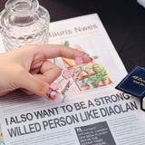  Lắc tay xích mảnh hoa 5 lá,chất liệu titan không rỉ LT254 