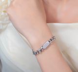  Lắc tay Unisex Titan SST Official Kiểu mặt lật trắng Cá tính Không Đen Gỉ LT79 