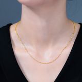  Dây chuyền Titan SST Form mảnh lấp lánh thanh lịch Không Đen Gỉ VC325 