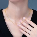  Dây chuyền Titan SST Form mảnh lấp lánh thanh lịch Không Đen Gỉ VC325 