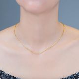  Dây chuyền Titan SST Form mảnh lấp lánh thanh lịch Không Đen Gỉ VC325 