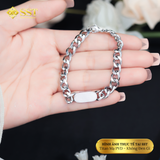  Lắc tay Unisex Titan SST Official Kiểu mặt lật trắng Cá tính Không Đen Gỉ LT79 