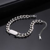  Lắc tay Unisex Titan SST Official Kiểu mặt lật trắng Cá tính Không Đen Gỉ LT79 