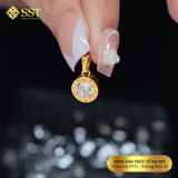  Mặt dây chuyền phối Đá sang trọng titan SST MD15 