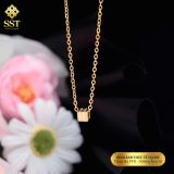  Dây chuyền titan SST dây mắc xích mặt khối vuông VC560 