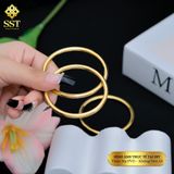  Vòng tay trơn titan SST bản 4li VT77 