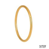  Vòng tay trơn titan SST bản 4li VT77 