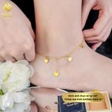  Lắc chân nữ Titan SST Official Store Kiểu Dây Bi Tim nữ tính Không Den Gỉ LC77 