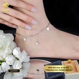  Lắc chân nữ Titan SST Official Store Kiểu Dây Bi Tim nữ tính Không Den Gỉ LC77 
