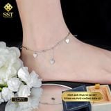  Lắc chân nữ Titan SST Official Store Kiểu Dây Bi Tim nữ tính Không Den Gỉ LC77 