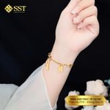  Lắc tay nữ Titan SST Official Store charm thỏ đáng yêu phối dây xích cá tính Không Đen Gỉ LT66 